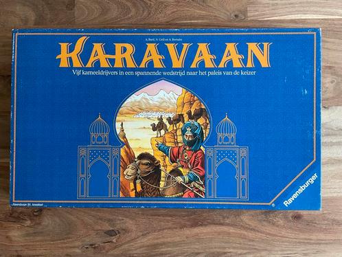 Karavaan bordspel (unpunched), Hobby en Vrije tijd, Gezelschapsspellen | Bordspellen, Zo goed als nieuw, Ophalen of Verzenden