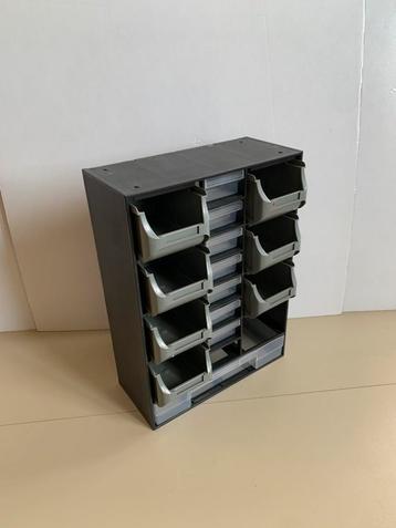 Gereedschapskast, lades, sorteerkast, 41,5x30,5x16,5cm beschikbaar voor biedingen