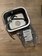 IKEA Inbouw spoelbak + kraan en aansluitingen, Ophalen, Overige kleuren, 50 tot 100 cm, Zo goed als nieuw