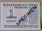 Winterhulp Nederland Waardebon 1941-1942, Verzamelen, Ophalen, Overige soorten, Nederland, Overige typen