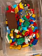 Grote bak Duplo (60L) vol blokken & dieren, Kinderen en Baby's, Speelgoed | Bouwstenen, Ophalen, Zo goed als nieuw