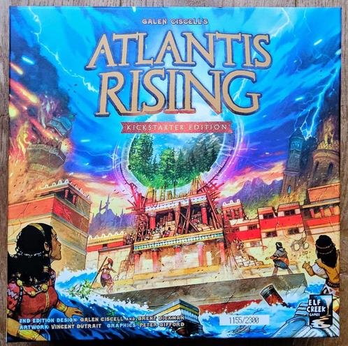 Atlantis Rising 2nd - kickstarter edition, Hobby en Vrije tijd, Gezelschapsspellen | Bordspellen, Zo goed als nieuw, Een of twee spelers