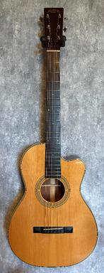 Recording King RP1-626 Schoenberg Cutaway 12-Fret All Solid, Ophalen of Verzenden, Gebruikt, Western- of Steelstringgitaar