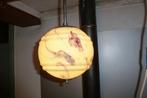 ART DECO,HANGLAMP,BOLLAMP,1920-30, Gebruikt, Ophalen of Verzenden, Glas, Minder dan 50 cm