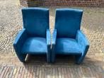 2 Leolux Designer stoelen, Huis en Inrichting, Stoelen, Blauw, Twee, Gebruikt, Stof