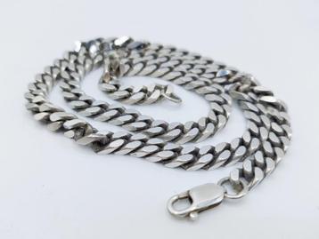 Zilveren herenketting, 46,5 cm beschikbaar voor biedingen