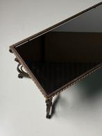Smeedijzeren salontafel met spiegel, Ophalen
