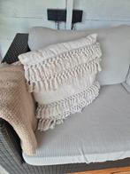 Uniek Ibiza Stijl Kussen, Huis en Inrichting, Woonaccessoires | Kussens, Ophalen of Verzenden, Zo goed als nieuw, Beige, Vierkant