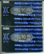 2x HEMA XC 90 cassettes TYPE II NIEUW GESEALD, Cd's en Dvd's, Cassettebandjes, Ophalen of Verzenden, Nieuw in verpakking, 2 t/m 25 bandjes