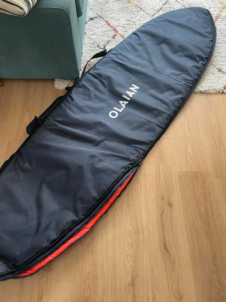 Olaian Board Bag 7'3'' - Surfboard Tas, Watersport en Boten, Golfsurfen, Zo goed als nieuw, Overige typen, Met draagtas, Ophalen