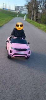 Roze Range Rover kinderauto, Ophalen of Verzenden, Zo goed als nieuw