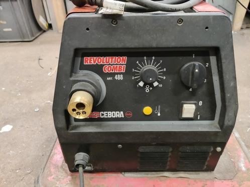 MIG Cebora revolution combi 140A, Doe-het-zelf en Verbouw, Gereedschap | Lasapparaten, Gebruikt, Co2, Minder dan 150 ampère, Ophalen