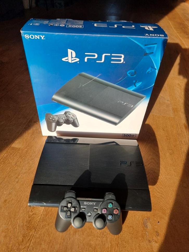 Playstation 3 Go 500GB, Spelcomputers en Games, Spelcomputers | Sony PlayStation 3, Zo goed als nieuw, 500 GB, Met 1 controller