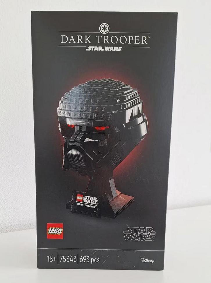 LEGO Star Wars Dark Trooper Helmet (75343) – Nieuw in Doos, Kinderen en Baby's, Speelgoed | Duplo en Lego, Nieuw, Lego, Complete set