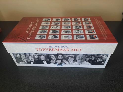 Topvermaak met, 25 dvd box, Cd's en Dvd's, Dvd's | Tv en Series, Gebruikt, Komedie, Alle leeftijden, Ophalen of Verzenden