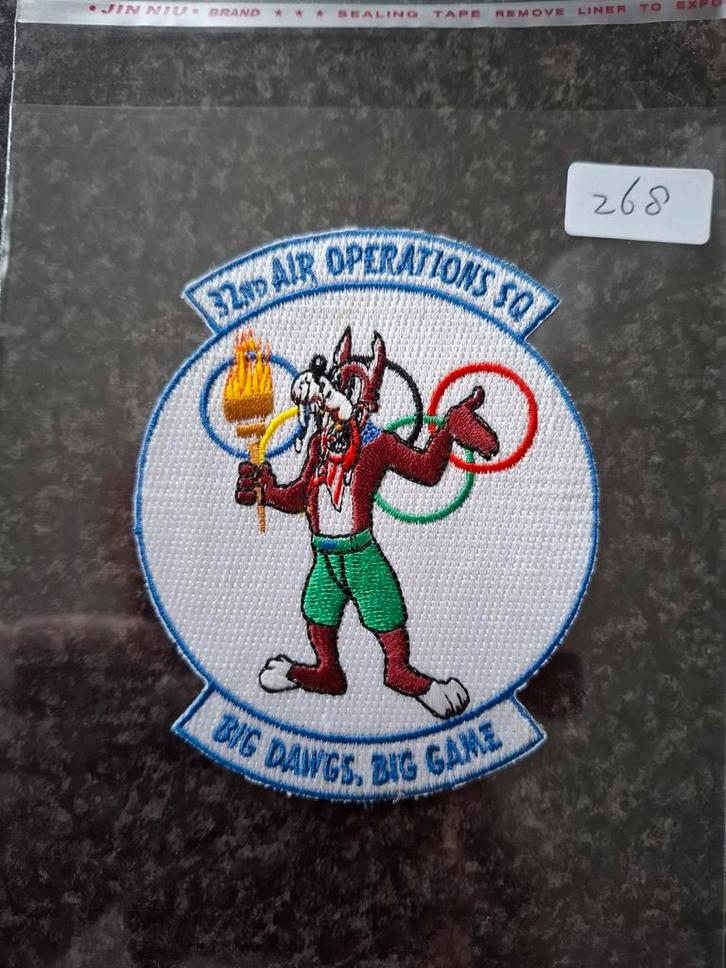 32nd Air Operations Squadron Patch Soesterberg, Verzamelen, Luchtvaart en Vliegtuigspotten, Nieuw, Patch, Badge of Embleem, Ophalen of Verzenden