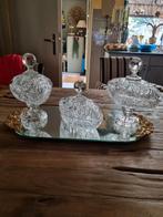 Beyer kristal bonbon schalen met deksel, Antiek en Kunst, Antiek | Glas en Kristal, Ophalen