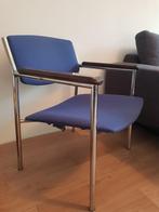 Gijs van der Sluis stoel, Huis en Inrichting, Stoelen, Ophalen, Gebruikt, Blauw, Eén