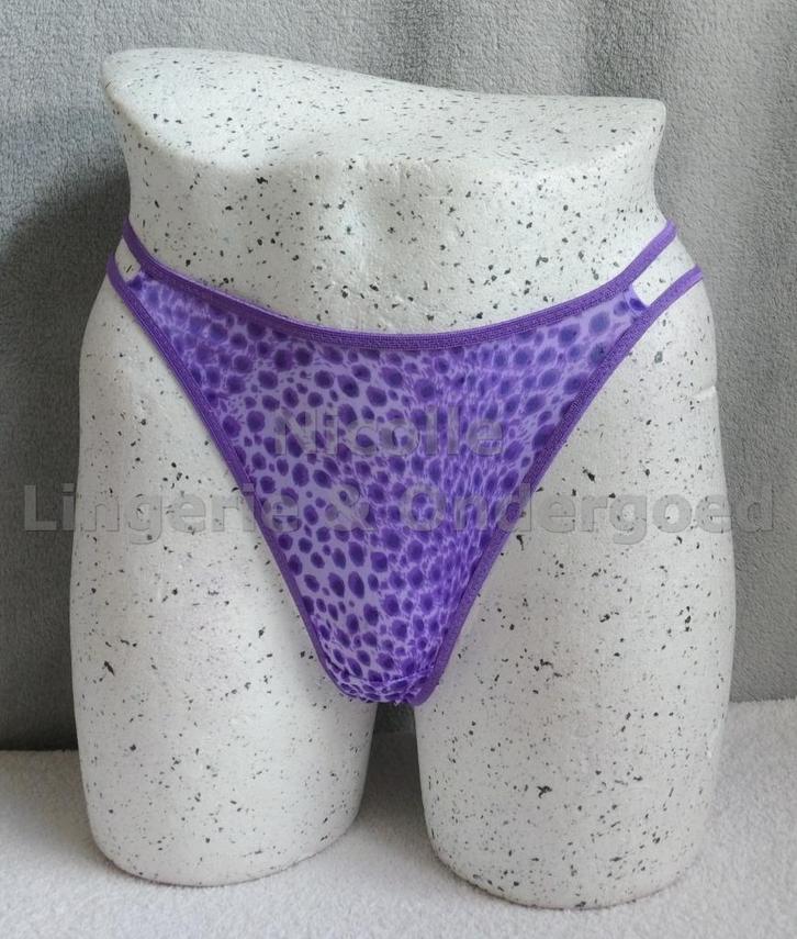 String Paars maat S - M en L (233), Kleding | Dames, Ondergoed en Lingerie, String, Paars, Ophalen of Verzenden