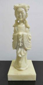 Aziatisch beeldje van een Geisha (onix ??) [1093], Antiek en Kunst, Kunst | Beelden en Houtsnijwerken, Ophalen