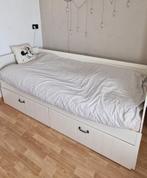 Uitschuifbare bed met 1 matras, Ophalen, Gebruikt, 90 cm, Eenpersoons
