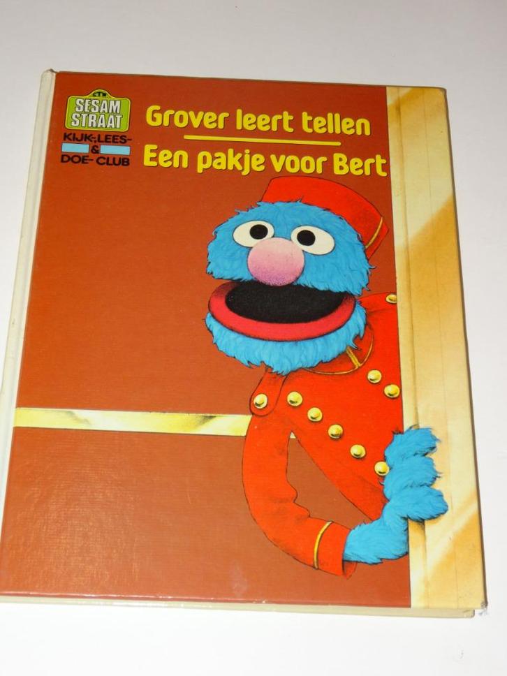 SESAMSTRAAT boek govert leert tellen in ~~nieuw~~ staat, Boeken, Kinderboeken | Baby's en Peuters, Zo goed als nieuw, Verzenden