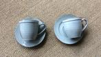 Mica 2 kop en schotels, Huis en Inrichting, Keuken | Servies, Gebruikt, Keramiek, Ophalen of Verzenden, Effen