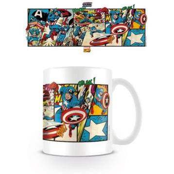 Marvel Captain America mok bij Stichting Superwens!   beschikbaar voor biedingen