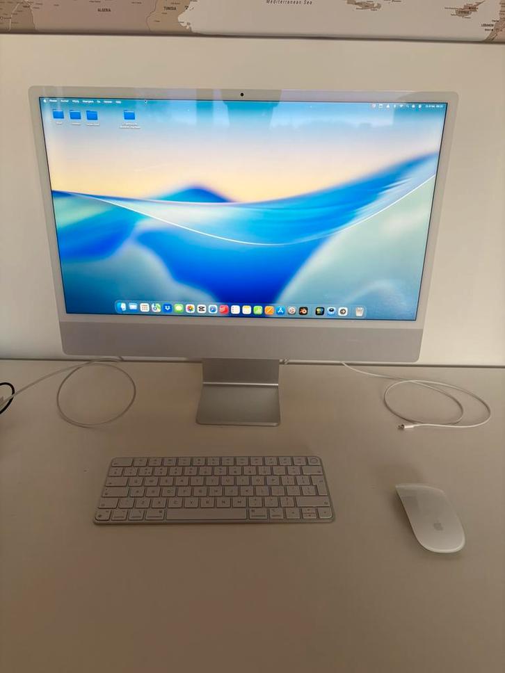 imac m1 8gb 8core 256gb, Computers en Software, Apple Desktops, Zo goed als nieuw, iMac, Ophalen of Verzenden