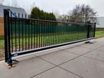Vrijdragende Elektrische Aluminium Schuifpoort 700x200, Ophalen, Met poort, Gebruikt, Aluminium