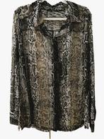 Claudia Strater blouse snakeprint 44, Verzenden, Beige, Maat 42/44 (L), Zo goed als nieuw