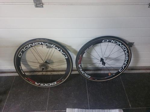 Campagnolo Bora One Wielset 11 Speed, Fietsen en Brommers, Fietsonderdelen, Gebruikt, Racefiets, Wiel, Ophalen