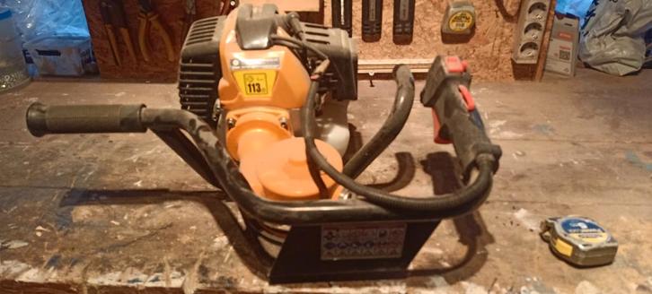 Grondboor Titan/Lumag EB-520G - Gebruikt, Tuin en Terras, Kloofmachines, Gebruikt, Handmatig, Benzine, Ophalen