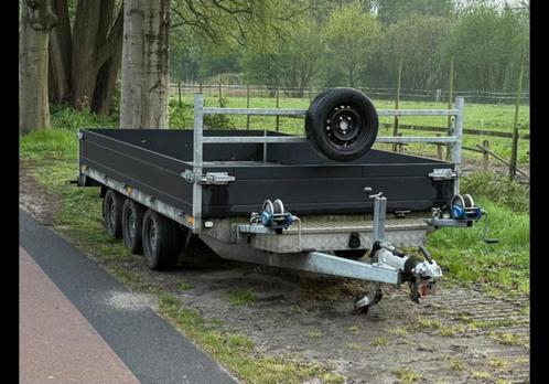 aanhangwagens, karren, kar 3 assen, Auto diversen, Aanhangers en Bagagewagens, Zo goed als nieuw, Ophalen