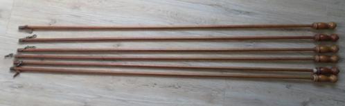 Trekstang gordijn Hout + Kunststof, Huis en Inrichting, Overige Huis en Inrichting, Gebruikt, Ophalen