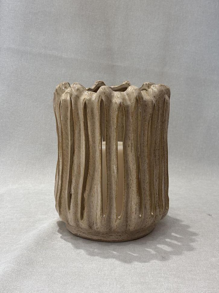 Hurricane Alba Windlicht, Huis en Inrichting, Woonaccessoires | Kandelaars en Kaarsen, Nieuw, Kandelaar, 25 tot 50 cm, Overige materialen