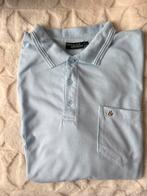 Licht blauwe lange mouwen polo van Henson & Henson, Kleding | Heren, Verzenden, Zo goed als nieuw, Maat 56/58 (XL), Blauw