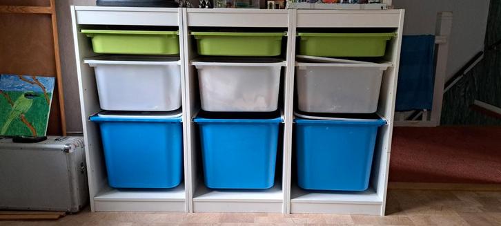 Ikea Trofast kasten 3 stuks, Huis en Inrichting, Kasten | Overige, Zo goed als nieuw, Ophalen