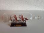 Glas schip 'Gorch Fock' in fles, Hobby en Vrije tijd, Modelbouw | Boten en Schepen, Ophalen of Verzenden, Zo goed als nieuw, Overige merken