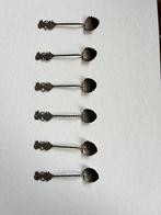 Setje van 6 Theelepeltjes uit het Indonesische Djokjakarta., Antiek en Kunst, Antiek | Bestek, Ophalen of Verzenden