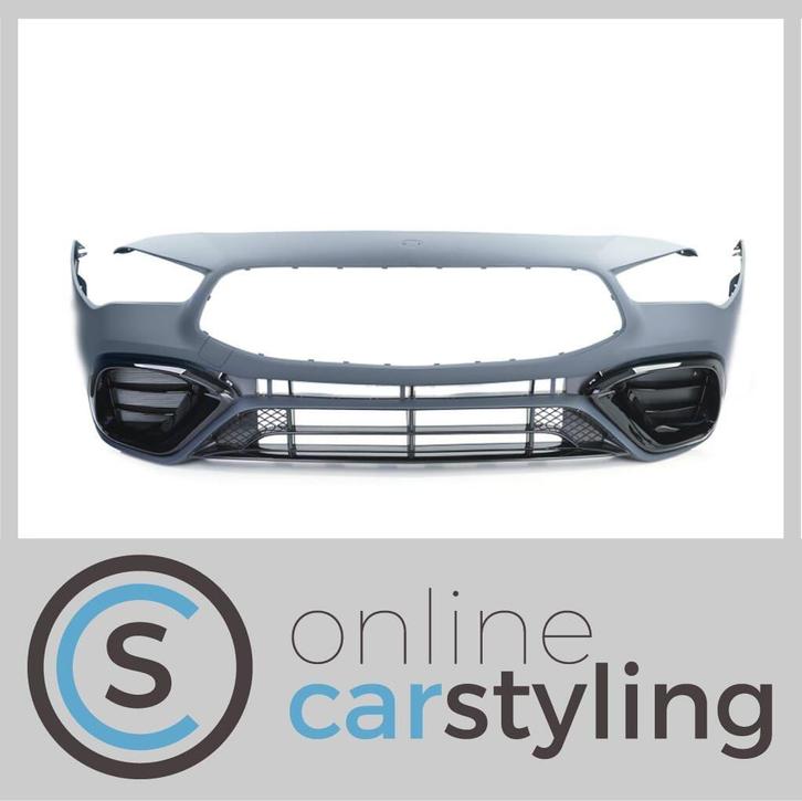 Voorbumper Mercedes CLA C118 / X118 Sport Style + Grill, Auto-onderdelen, Carrosserie en Plaatwerk, Bumper, Mercedes-Benz, Voor