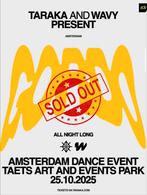 Wavy Gordo All night long ADE, Tickets en Kaartjes, Twee personen, Oktober