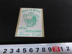 stickers Villa La Massa Hotel Restaurant  Firenze Italië, Verzamelen, Ophalen, Zo goed als nieuw