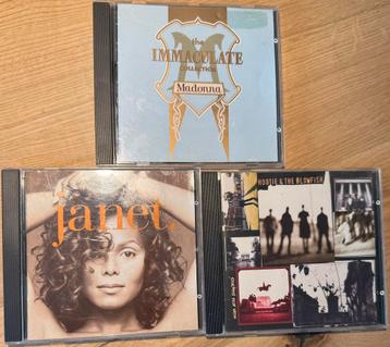 CD’s Madonna, Janet Jackson en Hootie & The Blowfish  beschikbaar voor biedingen