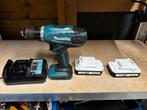 Makita DF457D accuboor + 2 accu’s, Doe-het-zelf en Verbouw, Gereedschap | Boormachines, Ophalen of Verzenden, Gebruikt, Boor- en Schroefmachine