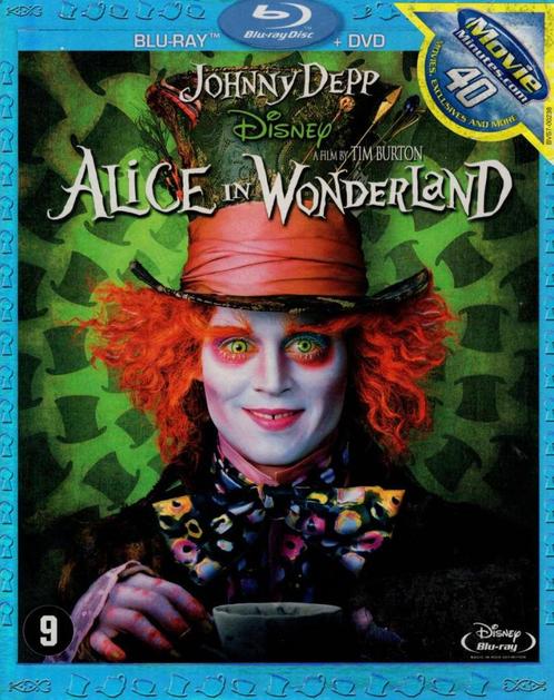 Alice in Wonderland - 2 disc - met slipcover - NL uitgave, Cd's en Dvd's, Blu-ray, Zo goed als nieuw, Verzenden