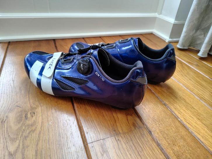 Blauwe Lake wielrenschoenen maat 46 wide, Sport en Fitness, Wielrennen, Gebruikt, Ophalen of Verzenden