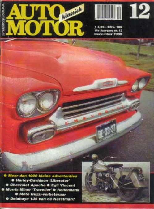 AMK 12 1998 : Morris Minor Traveller - Chevrolet Apache - MG, Boeken, Auto's | Folders en Tijdschriften, Gelezen, Algemeen, Ophalen of Verzenden