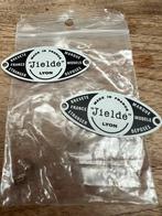 Jielde Logo Aluminium + Popnagels, Antiek en Kunst, Antiek | Lampen, Ophalen of Verzenden