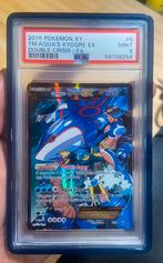 Team Aqua’s Kyogre EX (Double Crisis) 6/34 PSA 9, Ophalen of Verzenden, Zo goed als nieuw